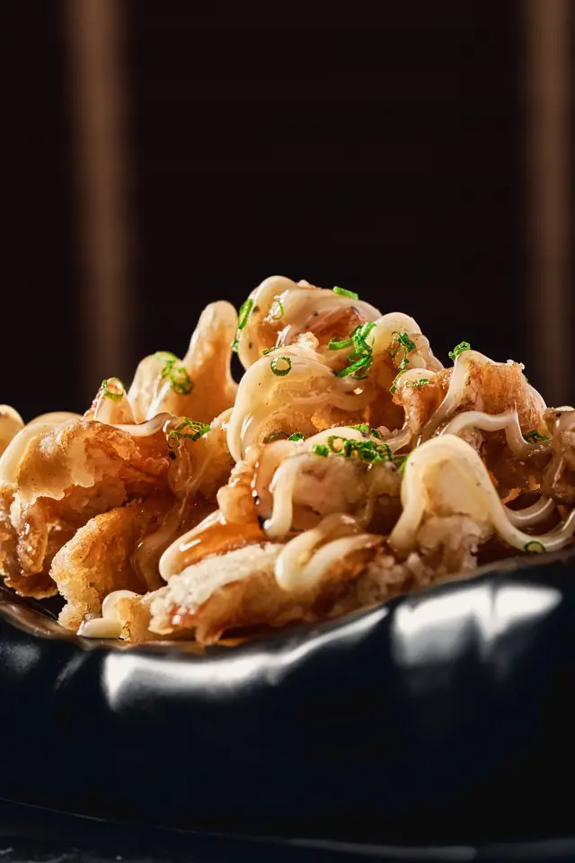Chik’n fried mushrooms with truffle aioli